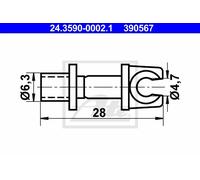 ATE Halter, Bremsleitung 24.3590-0002.1