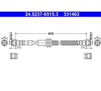 ATE 2x Bremsschlauch 24.5237-0515.3/2x für VW TOUAREG 7LA 7L6 7L7 7P5 7P6 VAN Q7