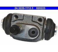 ATE 2x Radbremszylinder 24.3220-1112.3/2x Grauguss für FORD SIERRA 2 GBG GB4 GU