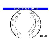 Bremsbacken 03.0137-0446.2 ATE für PEUGEOT 206 Schrägheck 206 Van 206 SW 206+