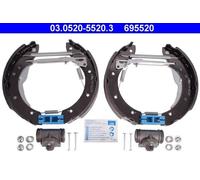 F.BECKER Bremsbackensatz Original ATE TopKit 10810078 für RENAULT