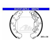 ATE Bremsbackensatz Bremsbacken hinten für Opel Corsa D S07 Fiat Punto Evo 199_