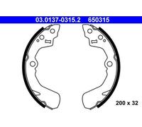 ATE Bremsbackensatz Für SUZUKI DAIHATSU SUBARU Baleno Liana Swift II 5320060841