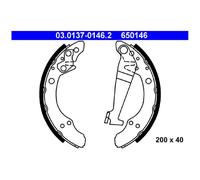 ATE Bremsbackensatz hinten 22483084 für Audi VW