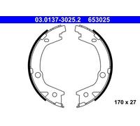 ATE Bremsbackensatz Hinten Kia, Hyundai 03.0137-3025.2