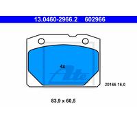 Bremsbelagsatz Scheibenbremse ATE 13.0460-2966.2 für Lada 1200-1600 Toscana Nova