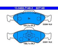 ATE Bremsbelagsatz, Scheibenbremse 13.0460-7148.2 für FORD MAZDA