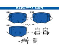 ATE Bremsbelagsatz, Scheibenbremse 13046026772 für NISSAN