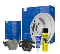 ATE Bremsensatz + Plastilube + Bremsenreiniger AUDI A6 S6 (4A/C4) 314mm VORN