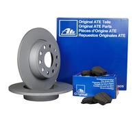 ATE BREMSENSET HINTEN 2 BREMSSCHEIBEN Ø 256mm + 4 BREMSBELÄGE VW TOURAN GOLF 6