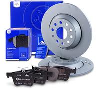 ATE Bremsenset Hinterachse inkl. Bremsscheiben hinten Ø 300 mm voll und Ceramic Bremsbeläge hinten Kompatibel mit AUDI A3, Q3, TT, SEAT, SKODA KODIAQ, SUPERB 3, VW GOLF 7, PASSAT B8, TIGUAN, TOURAN