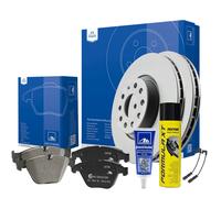 ATE Bremsenset + WK für BMW 7 F01 F02 VA Ø374mm verst. Bremse + PL + Reiniger