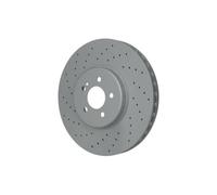 2x ATE Bremsscheibe 24.0136-0134.2