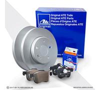 ATE BREMSSCHEIBEN 264mm + BELÄGE HINTEN für OPEL CORSA E + ADAM