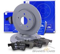 ATE BREMSSCHEIBEN Ø271 VOLL + CERAMIC BREMSBELÄGE SATZ HINTEN FÜR FORD FOCUS 3