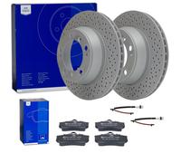 ATE BREMSSCHEIBEN 299mm + BELÄGE HINTEN passend für PORSCHE 911 996 997