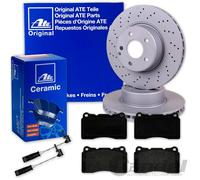 ATE BREMSSCHEIBEN 312mm GELOCHT + CERAMIC BELÄGE VORNE für MERCEDES SL 350 R230