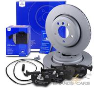 ATE BREMSSCHEIBEN Ø320 +CERAMIC BREMSBELÄGE +KONTAKT HINTEN FÜR BMW 3-ER E46