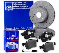 ATE BREMSSCHEIBEN 330mm + CERAMIC BELÄGE VORNE für MERCEDES E-KLASSE W211 4matic