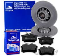 ATE BREMSSCHEIBEN + BELÄGE HINTEN passend für RENAULT MEGANE + SCENIC 2,0 dCi