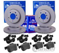 ATE BREMSSCHEIBEN + BELÄGE VORNE + HINTEN für AUDI A6 C6 4F Limo + Avant 4F2 4F5