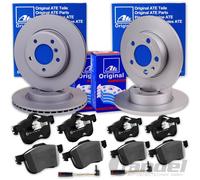 ATE BREMSSCHEIBEN + BELÄGE VORNE + HINTEN für MERCEDES C-KLASSE W205 S205 A/C205