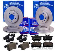 ATE BREMSSCHEIBEN + BELÄGE VORNE + HINTEN für VW GOLF 2 JETTA 1.8 GT + GTI + 16V