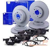 ATE Bremsscheiben +Bremsbeläge +Warnkontakt vorne+hinten für BMW