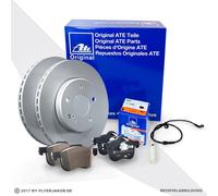 ATE Bremsscheiben+Ceramic Beläge hinten für BMW 5Er E61 Touring 520 Bis 530 I+D
