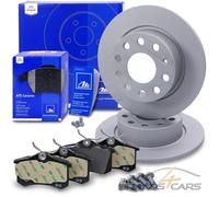 ATE BREMSSCHEIBEN +CERAMIC BELÄGE HINTEN FÜR VW GOLF 5 6 JETTA 4 SCIROCCO 13
