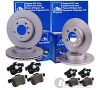 ATE BREMSSCHEIBEN + CERAMIC BELÄGE VORNE + HINTEN passend für OPEL MOKKA / X