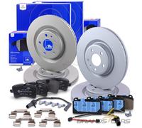 ATE BREMSSCHEIBEN +CERAMIC BREMSBELÄGE+KONTAKT VORNE+HINTEN FÜR AUDI A6 C7 A7 4G