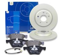 ATE Bremsscheiben CO-CAST Ø300mm hinten + Beläge + WaKo für Mercedes C-Klasse