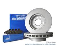 ATE Bremsscheiben Set + Beläge für FA HONDA BE FR RN CIVIC FD 5 8 STREAM BE1 FD1