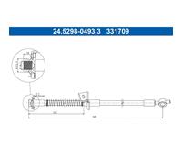 ATE Bremsschlauch 24.5298-0493.3