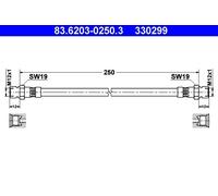 ATE Bremsschlauch 83.6203-0250.3