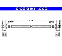 ATE Bremsschlauch 83.6203-0540.3