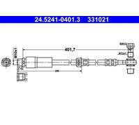 ATE Bremsschlauch Für FIAT Croma 51759919