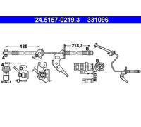 ATE 24.5157-0219.3 Bremsschlauch