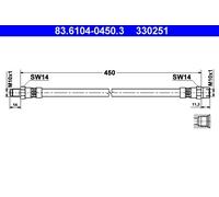 ATE BREMSSCHLAUCH VORDERACHSE passend für FORD TRANSIT | 83.6104-0450.3