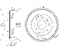 ATE Bremstrommel 24021850021 für Fiat