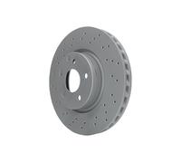 ATE GELOCHTE BREMSSCHEIBEN 322mm + BELÄGE VORNE für MERCEDES C-KLASSE W204 C204