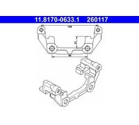 ATE Halter, Bremssattel Hinterachse u.a. für OPEL, SAAB