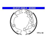 ATE HANDBREMSBACKEN-SATZ passend für HYUNDAI ACCENT KIA RIO | 03.0137-3022.2