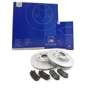 ATE Satz Bremsen Bremsscheiben + Bremsbeläge vorne für Opel Omega B V94 21
