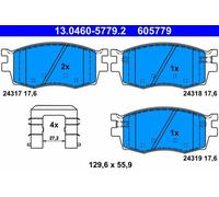 ATE Scheibenbremse Bremsbelagsatz Für HYUNDAI KIA Accent III I20 58101-1GE00