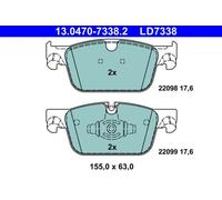 ATE Scheibenbremse Keramik Bremsbelagsatz Für VOLVO S90 II V90 Xc60 32276321