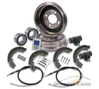 ATEC 2x BREMSTROMMEL BREMSTROMMELN BREMSE BREMSEN BREMSZYLINDER SATZKIT 31732264