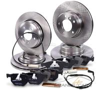 Atec Bremsscheiben + Bremsbeläge Vorne + Hinten [Hersteller-Nr. 40581017] für BMW