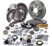 ATEC BREMSE BREMSEN SATZ SET KIT VORN+2x BREMSTROMMEL HINTEN FÜR SEAT IBIZA 2 6K